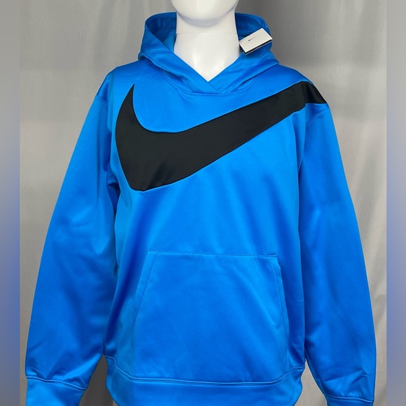 Nike Other - New Large Nike Blue Loose Fit Blue Black Hoodie Sweatshirt